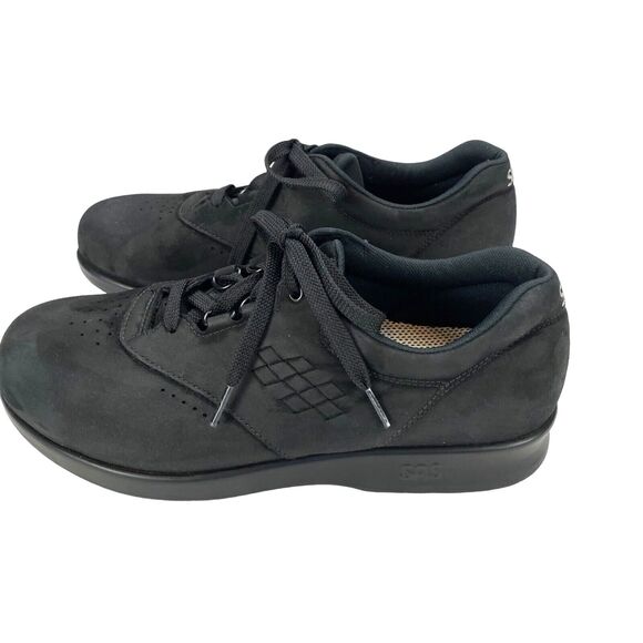 SAS Freetime Walking Sneaker Womens Size 9M Black Leather Upper Lace Up Comfort - Picture 12 of 16